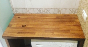 деревянная столешница для ванной
