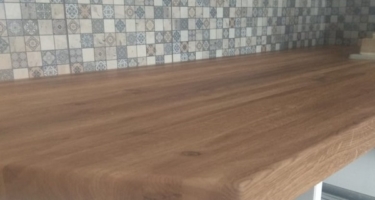 деревянная кухонная столешница