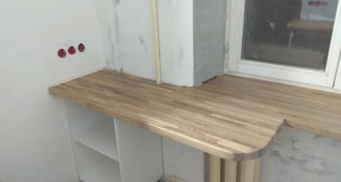 кухонная столешница из массива дерева